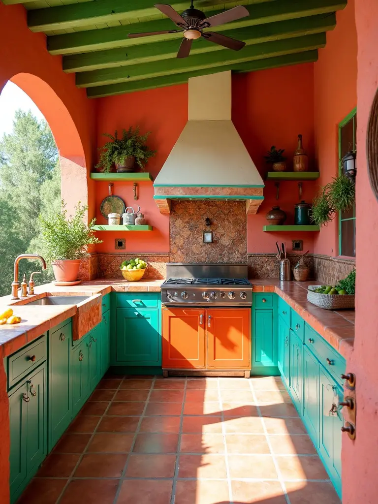vibrant energetic outdoor entertaining