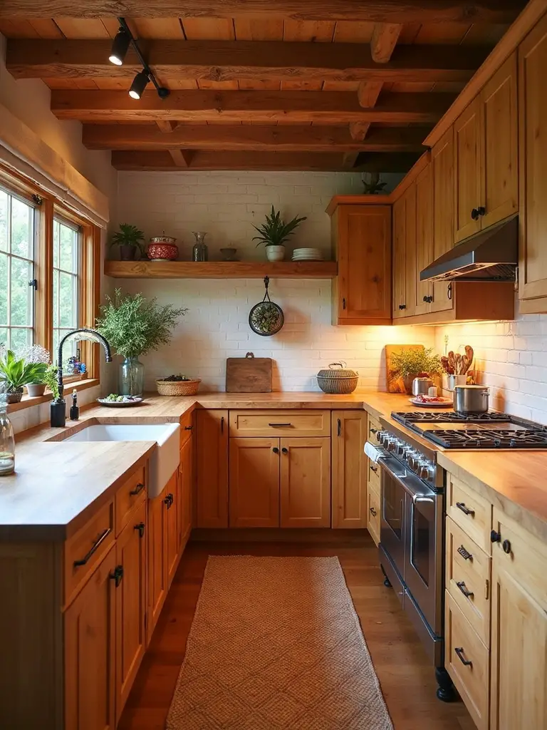 warm rustic cottage style inviting