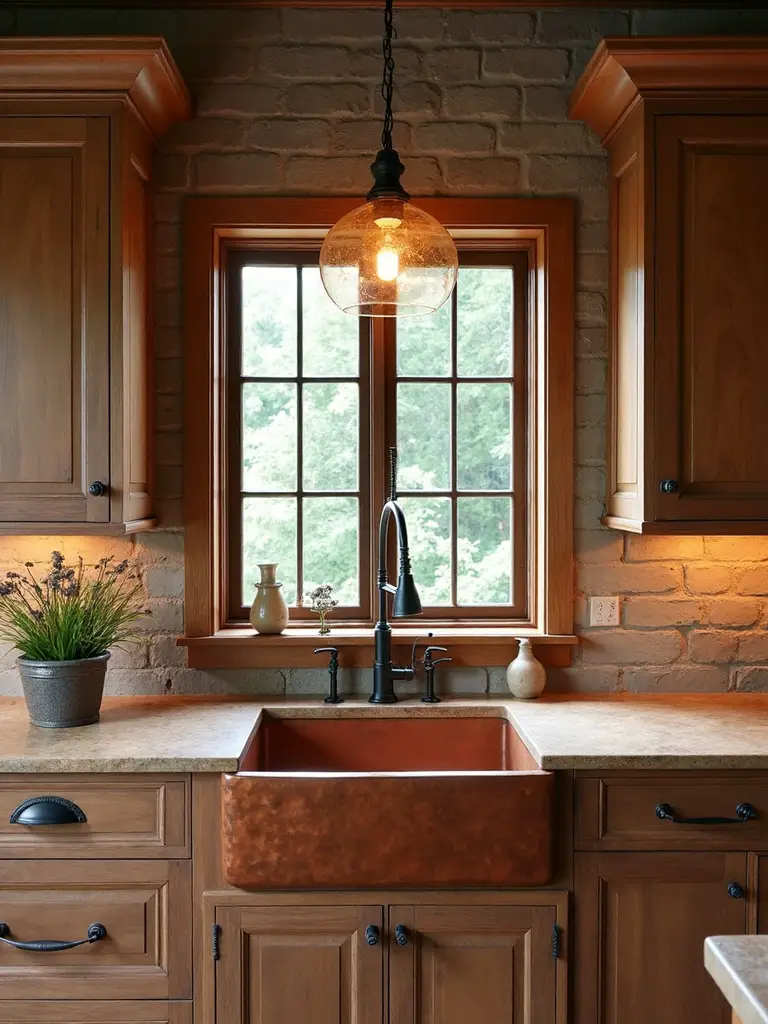 warm rustic natural industrial