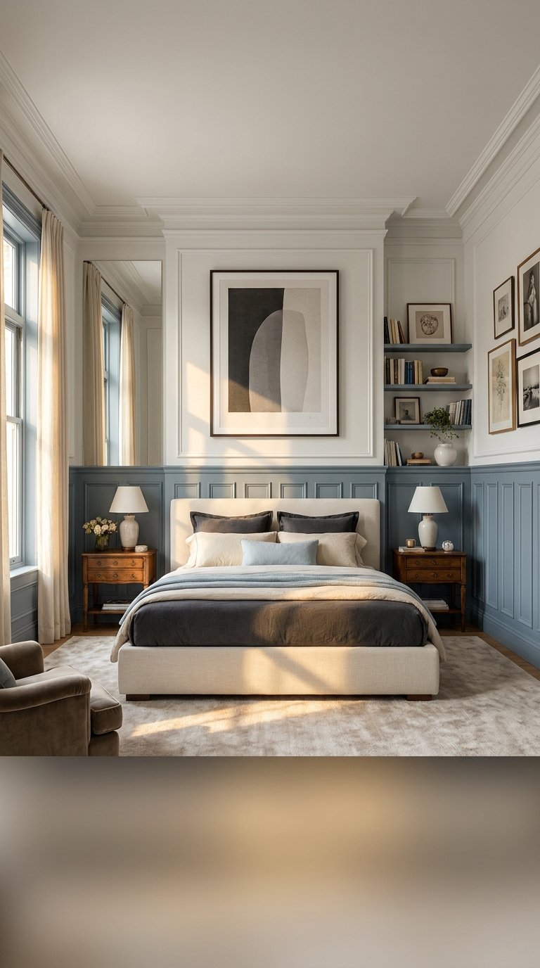 12 Tranquil Blue Bedroom Wall Ideas for a Relaxing Retreat
