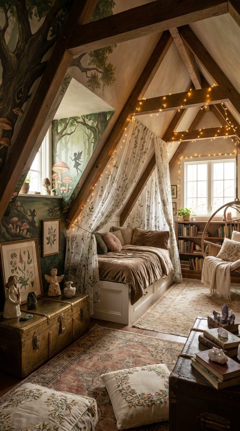 12 Girls Attic Bedroom Ideas for a Dreamy Personal Space