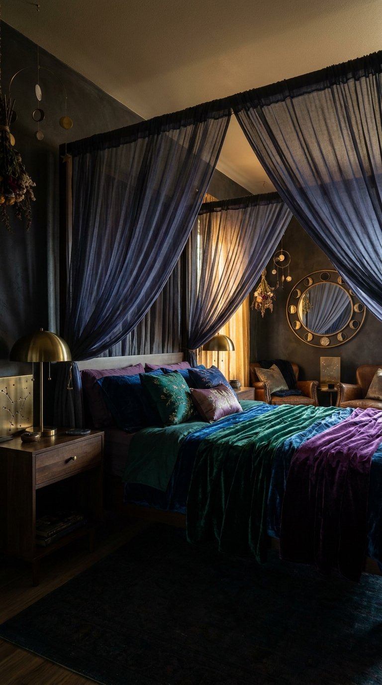 12 Black Boho Bedroom Ideas for a Bold Statement