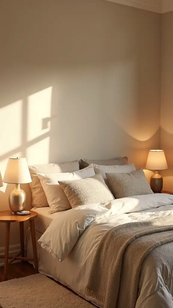 ambient warm layered cozy