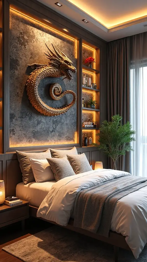 anime inspired dimensional wall art