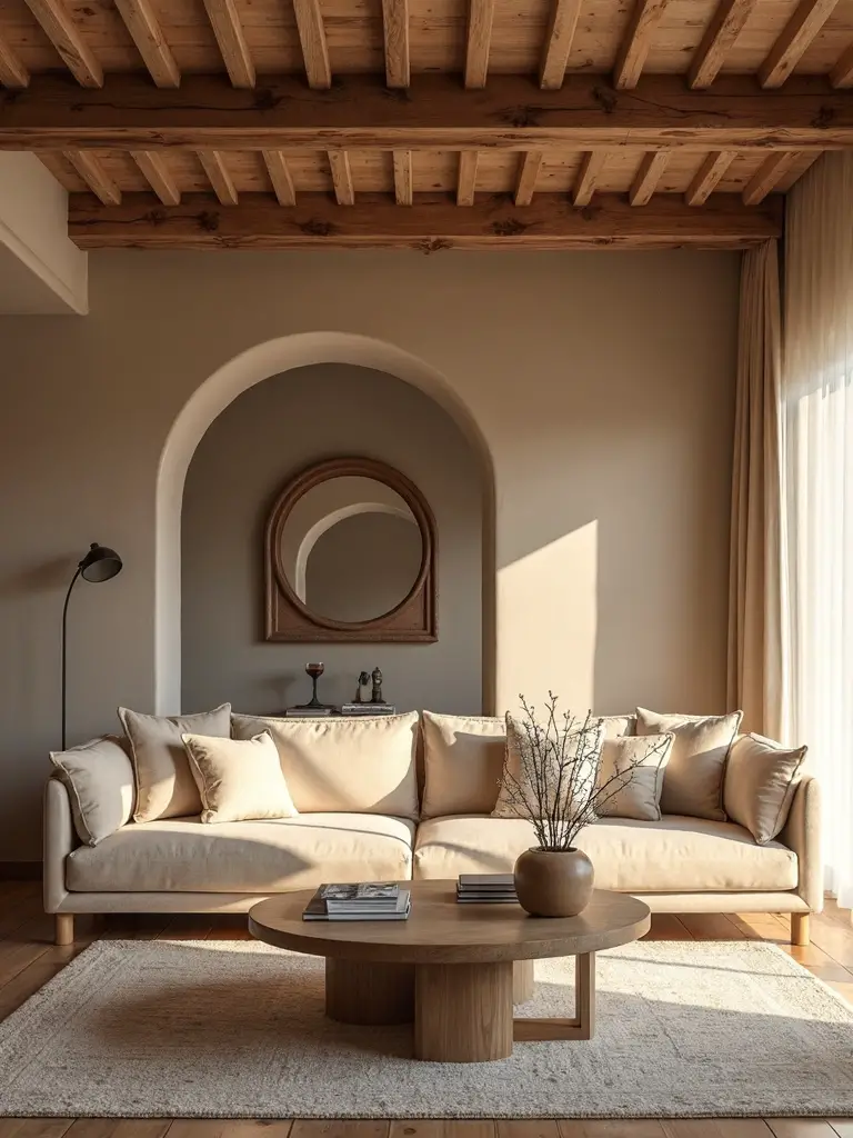architectural neutral harmony decor showcase