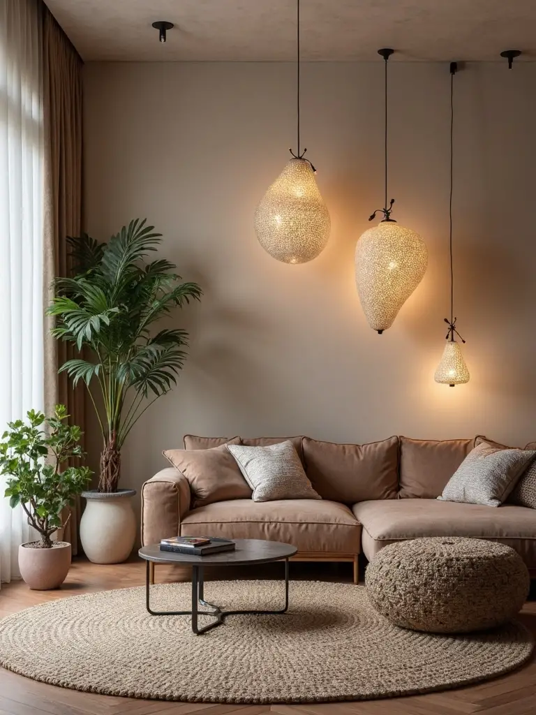 artistic organic lighting sanctuary