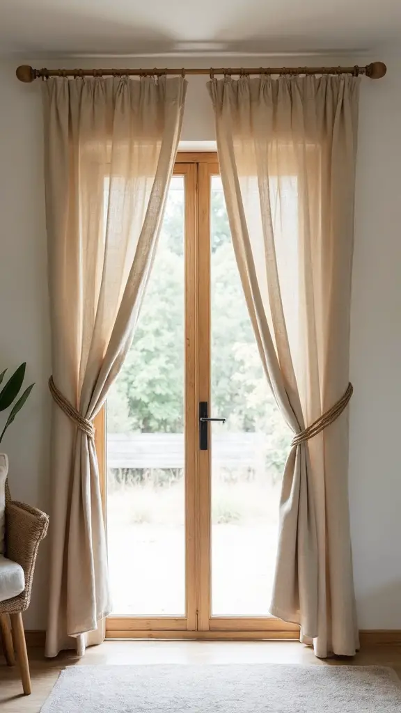 authentic japanese minimalist curtain decor