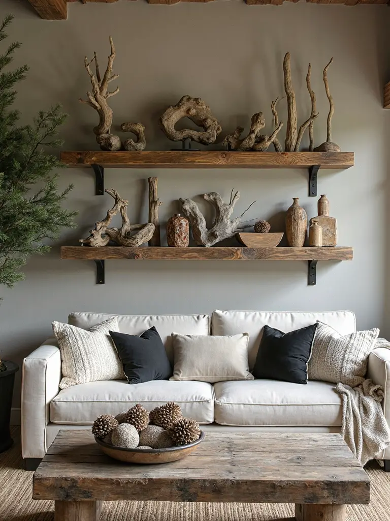 authentic primitive natural decorative elements