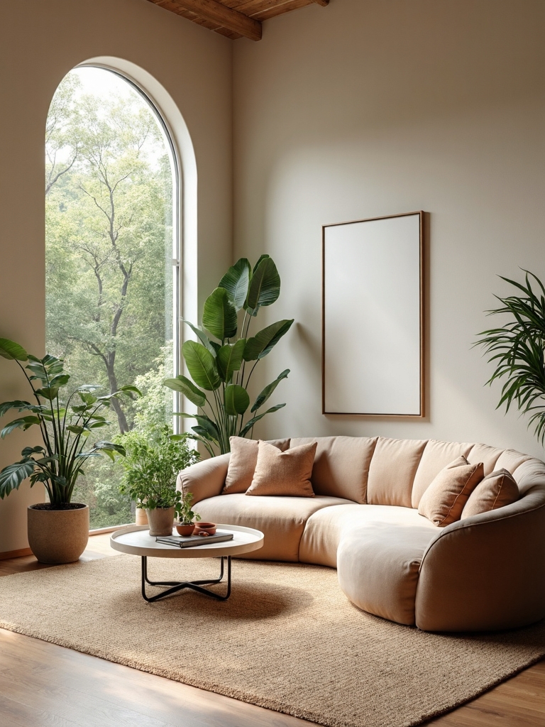 balanced harmonious calming rejuvenating living room
