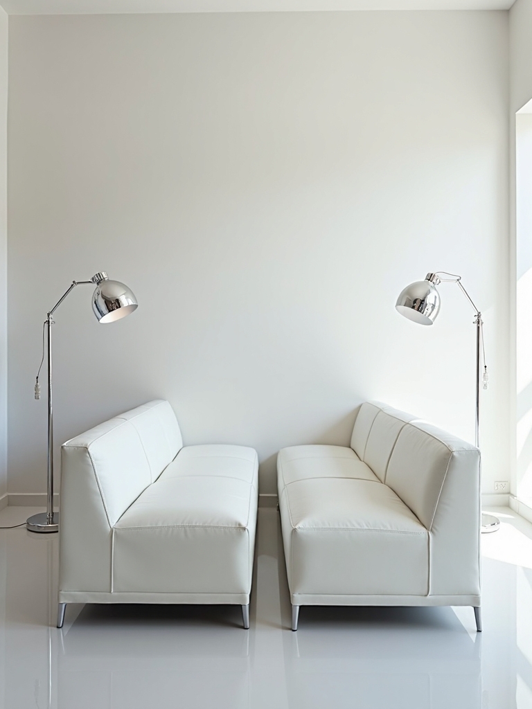 balanced minimalist sofa arrangements