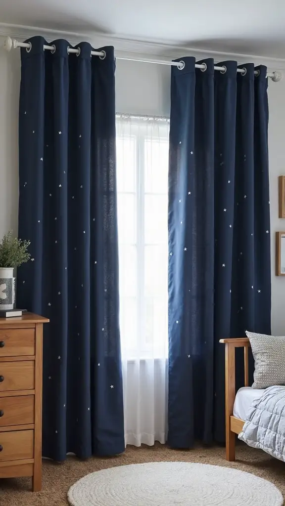 blackout curtains optimize sleep environment