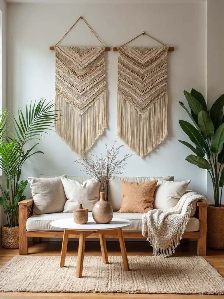 boho chic textural wall decor