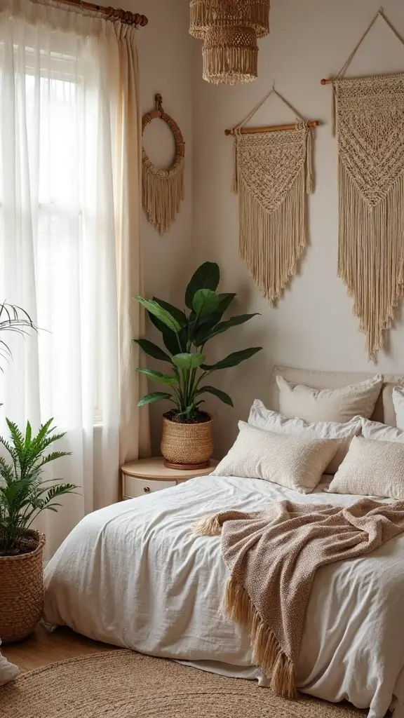 boho inspired free spirited bedroom decor ideas