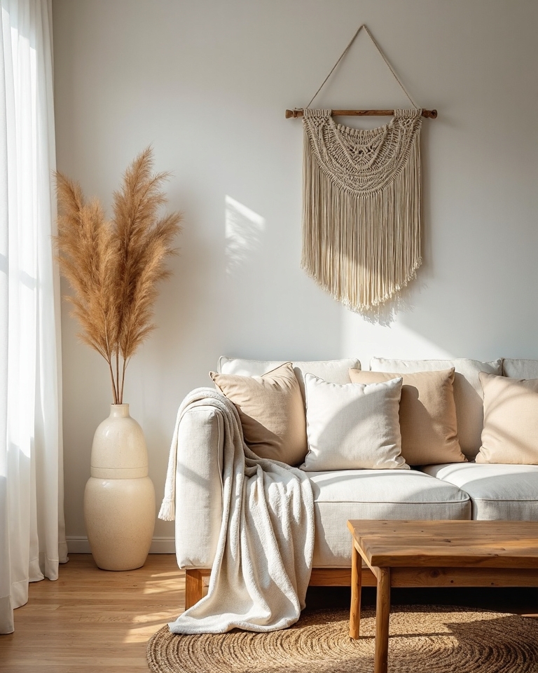 21 Boho Minimalist Living Room Designs That Blend Comfort and Elegance