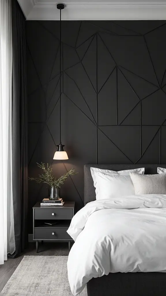 bold accent wall statement piece