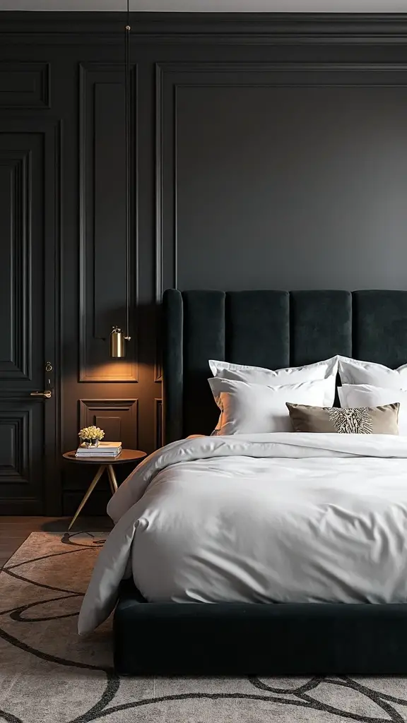 bold black bedroom ideas