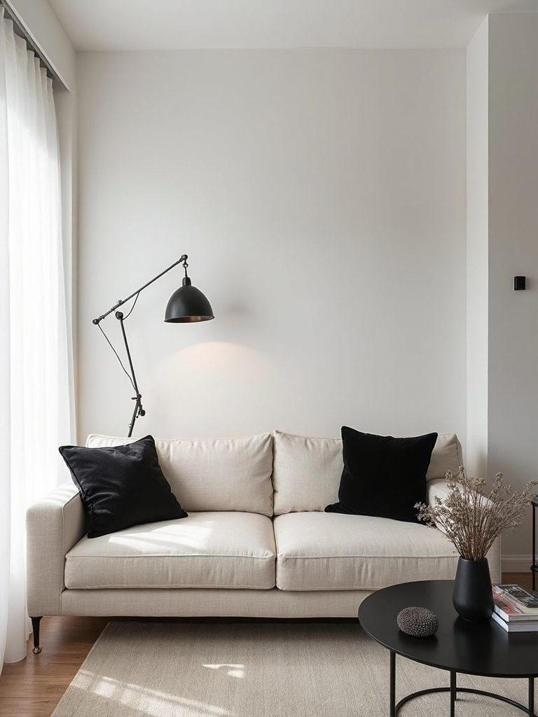 bold black minimalist accents