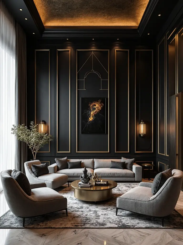 bold dramatic sophisticated balanced