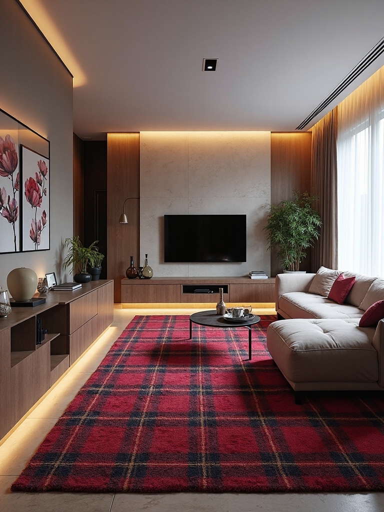 bold geometric patterned carpets