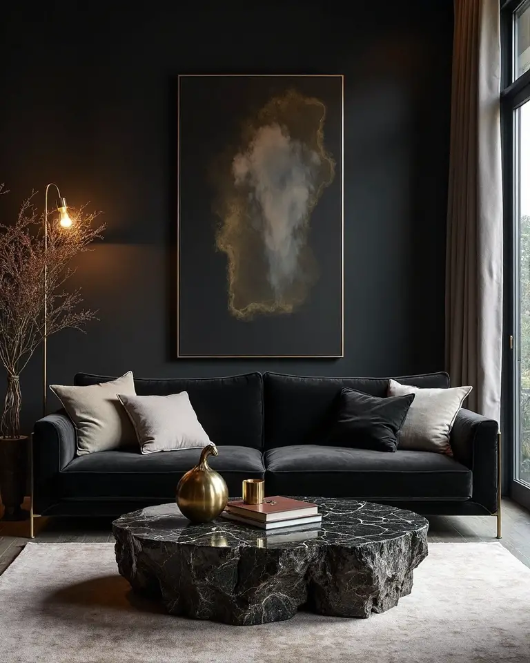 bold sophisticated living spaces