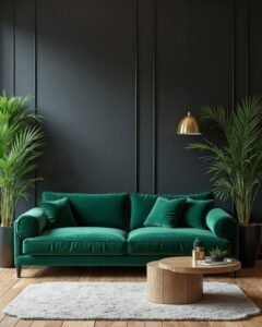 22 Black and Green Living Room Ideas for Bold, Unique Vibes