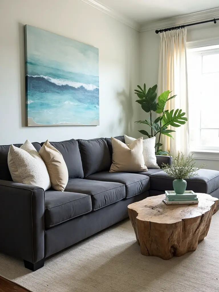 breezy airy calming coastal color palettes