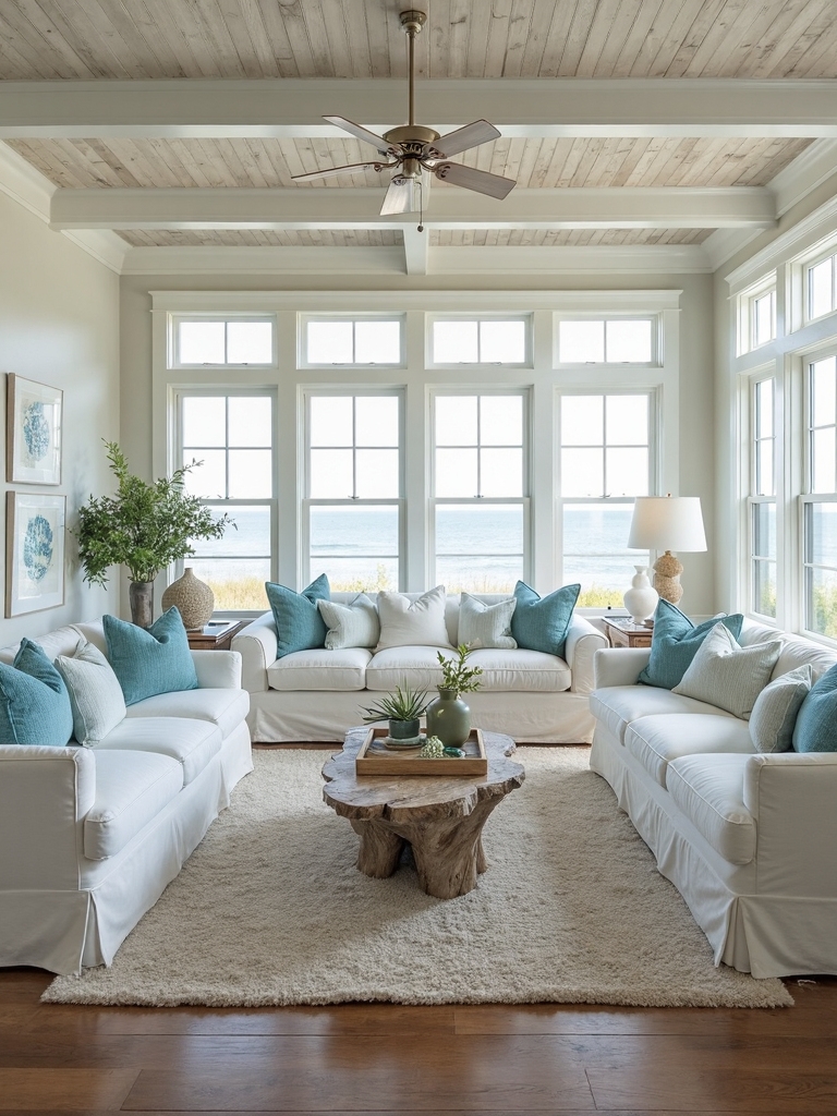 bright airy coastal rustic
