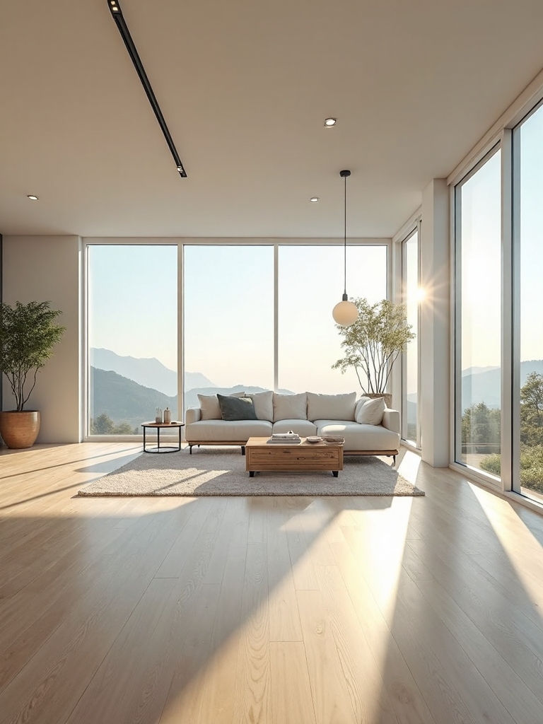 bright expansive seamless minimalist