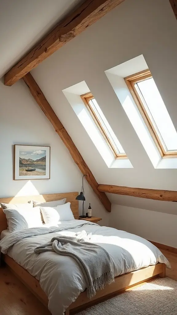 brighten attic retreats through skylight placement