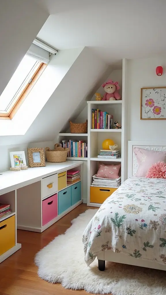 built in custom fit natural lit desks