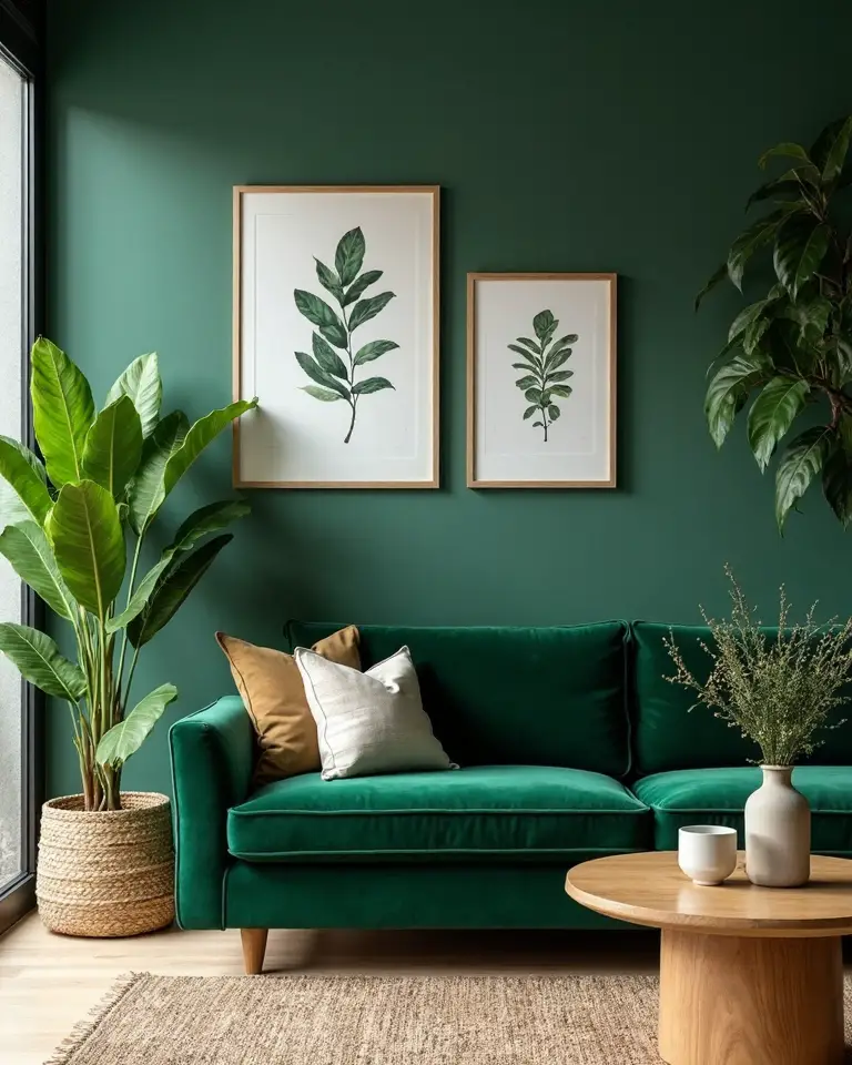 calm nature inspired living spaces