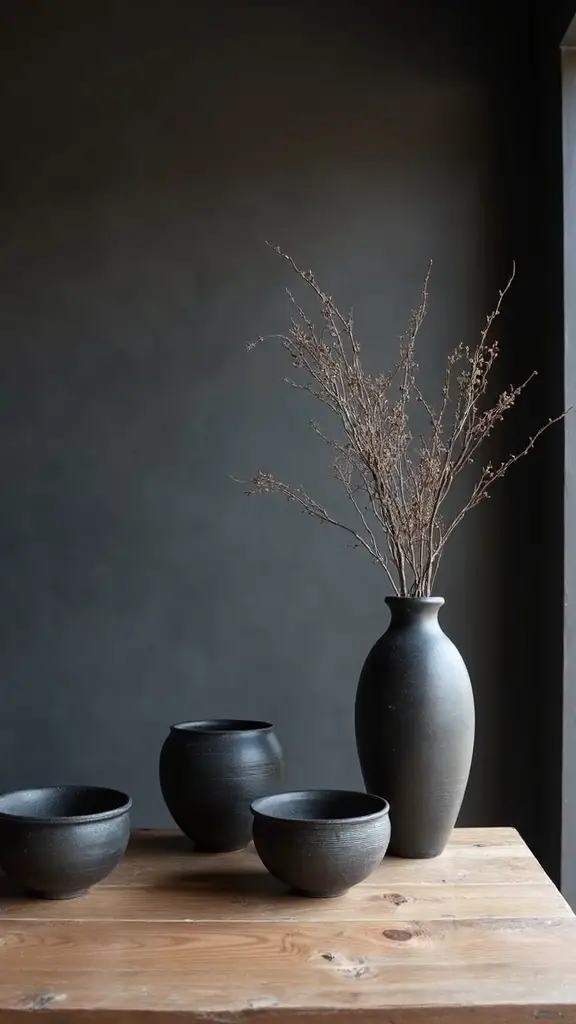 captivating ceramic textural minimalist retreat