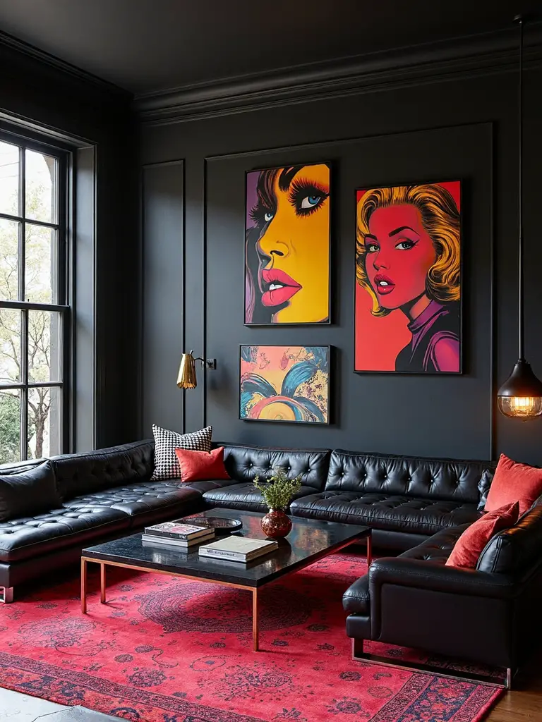 chic pop art contrast