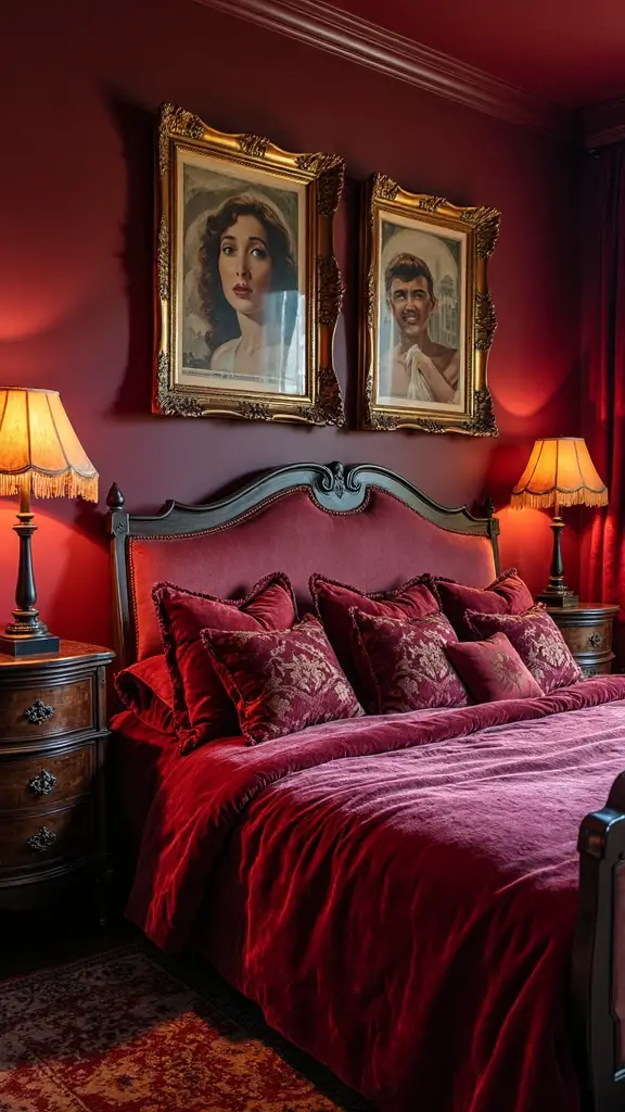 cinematic glamour transforms bedroom retreat