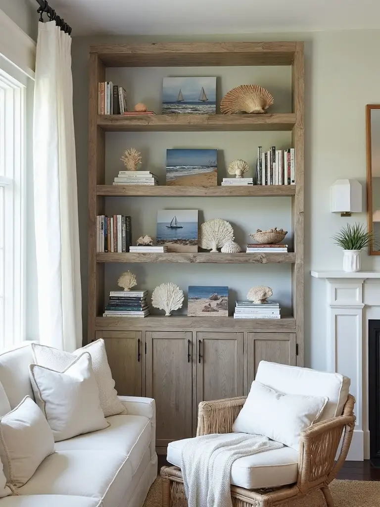 coastal inspired beach themed books and magazines