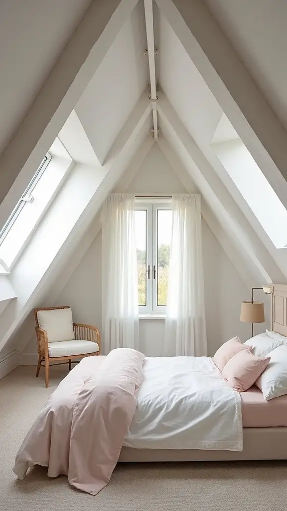 cohesive functional open concept attic sanctuary