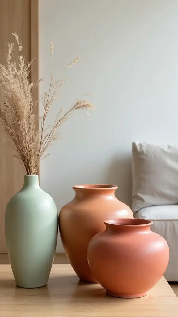 colorful handmade pottery decorative centerpieces