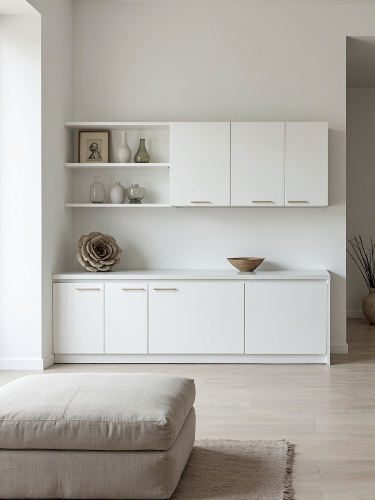 concealed collections elevate minimalist spaces