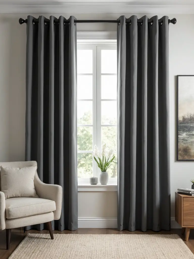 contemporary privacy curtains