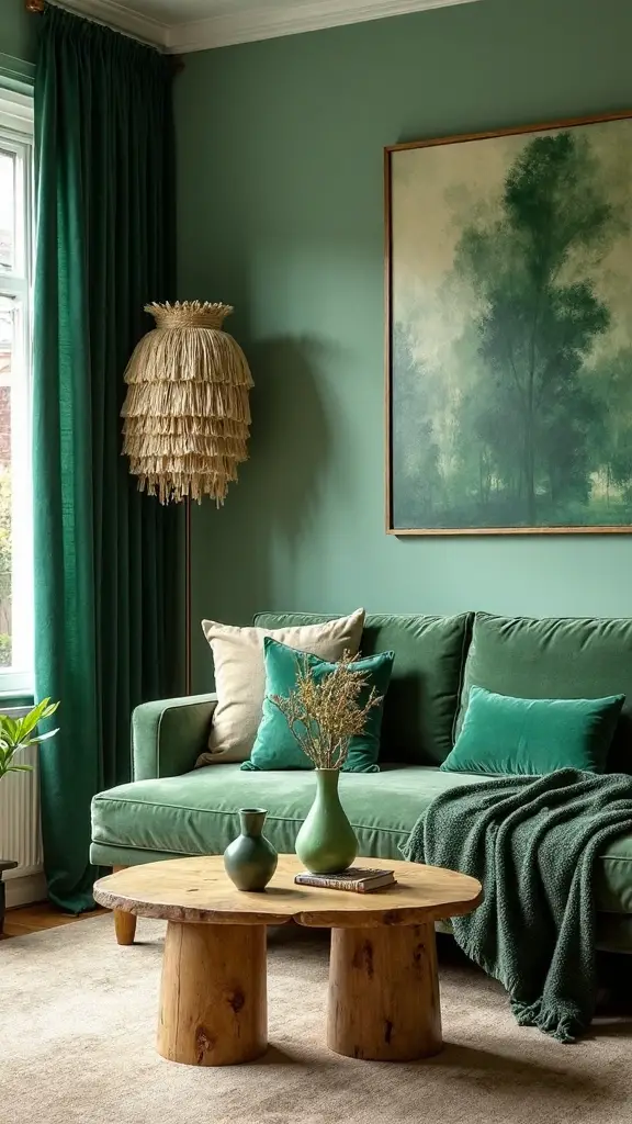 coordinated green color palette versatility