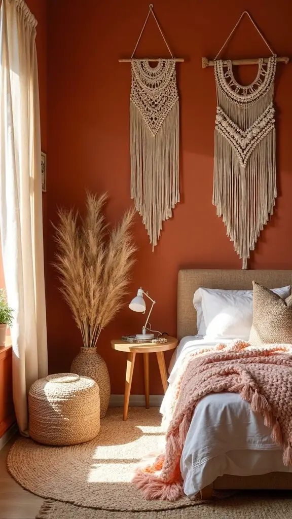 cozy bohemian earthy color sanctuary