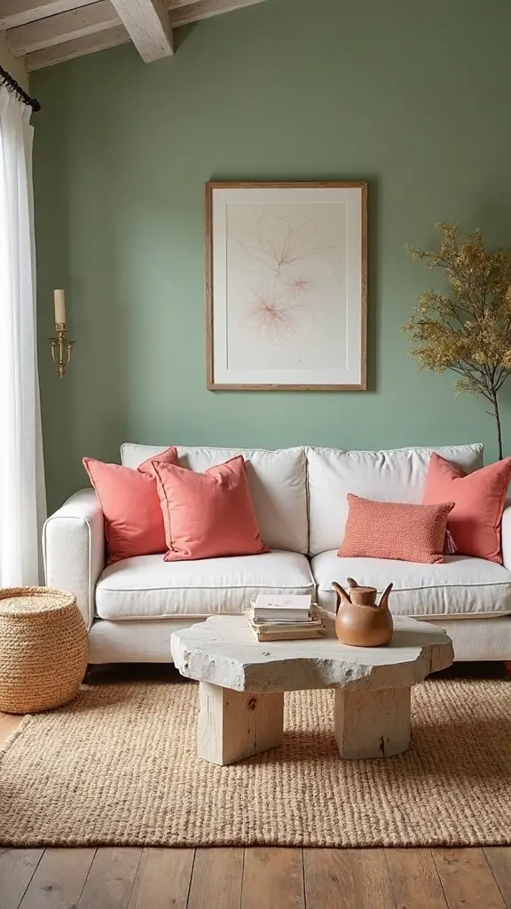 cozy coastal color palette harmony