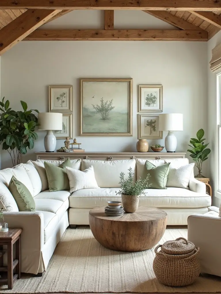 cozy cohesive calming color palette