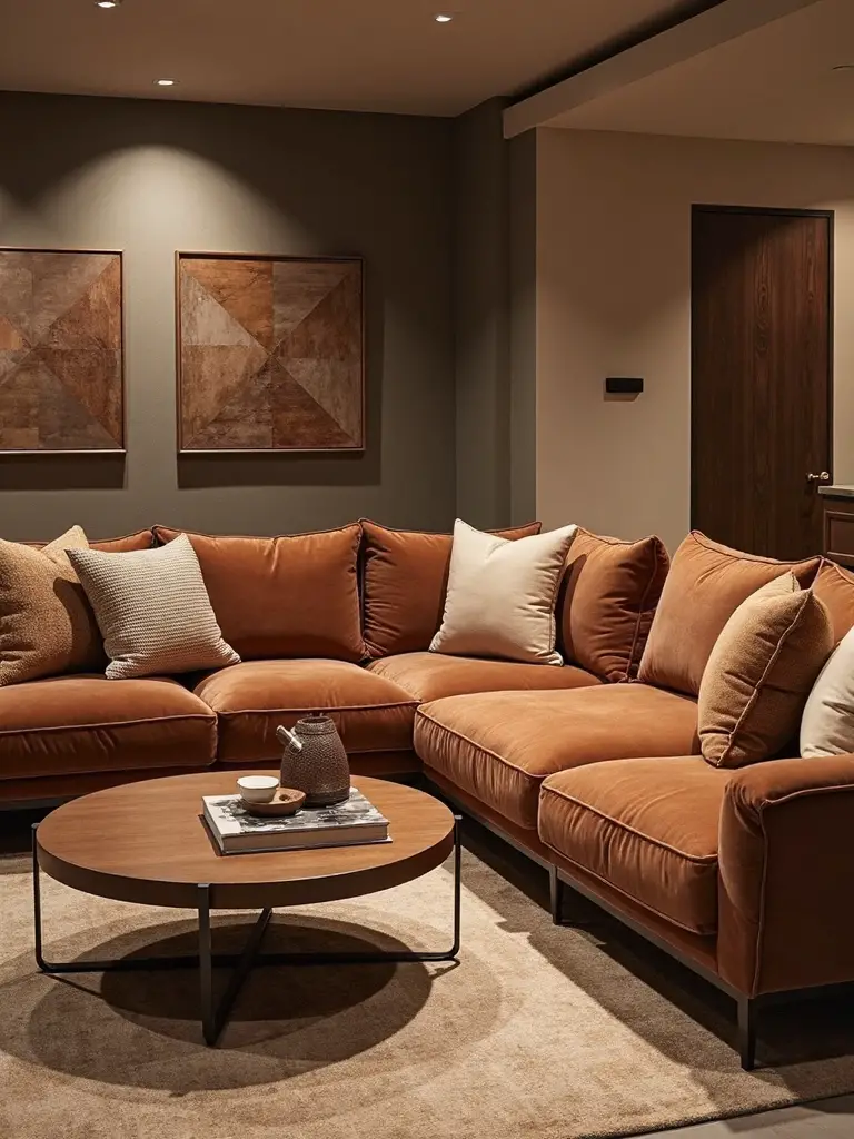 cozy comfortable customizable sectional seating
