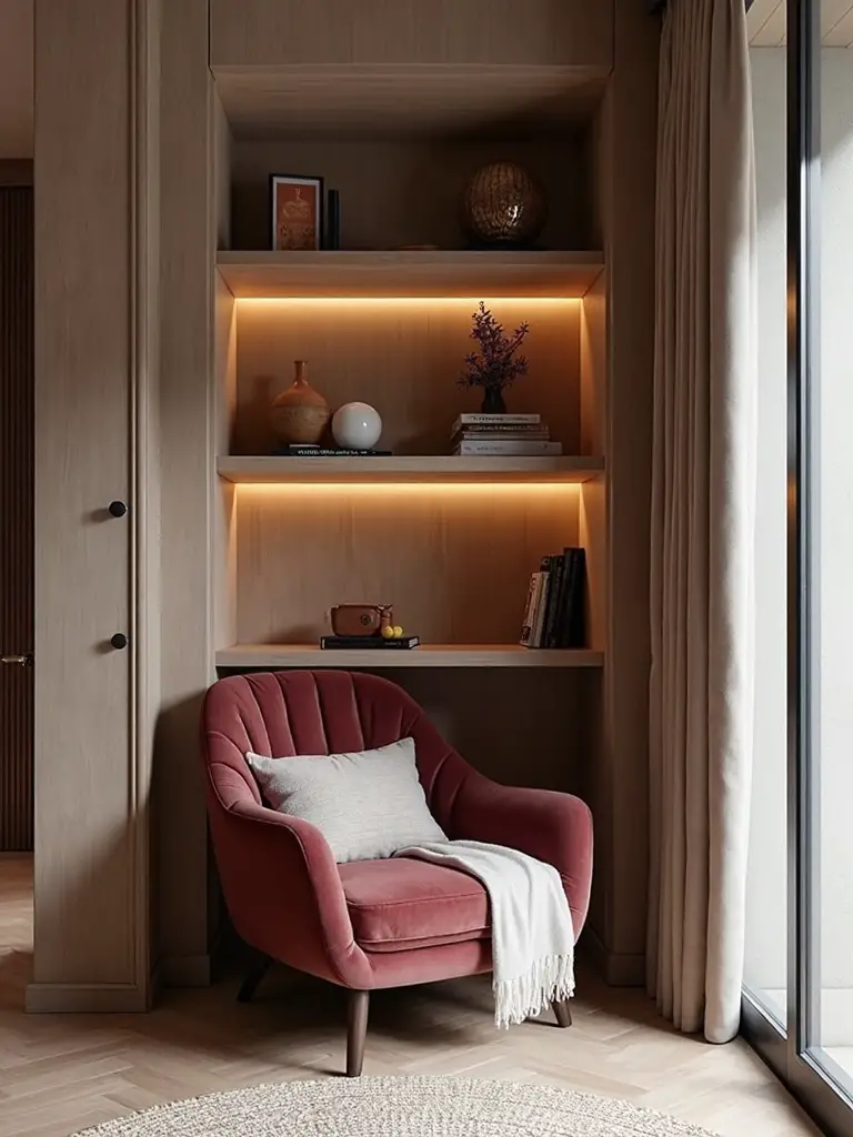 cozy comfortable thoughtfully designed personalized reading retreat
