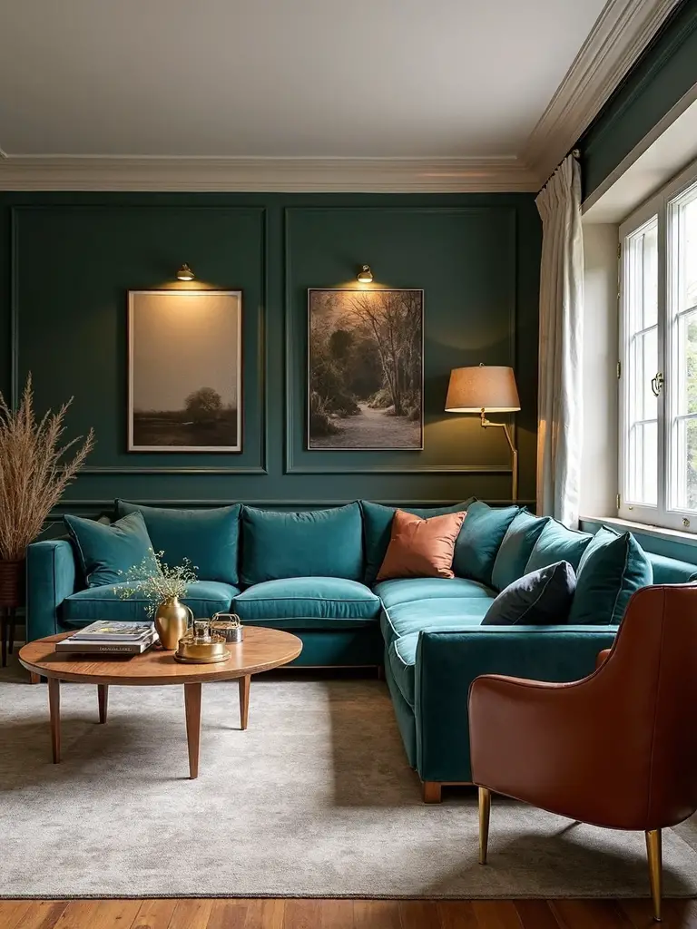 cozy contrasting sophisticated inviting