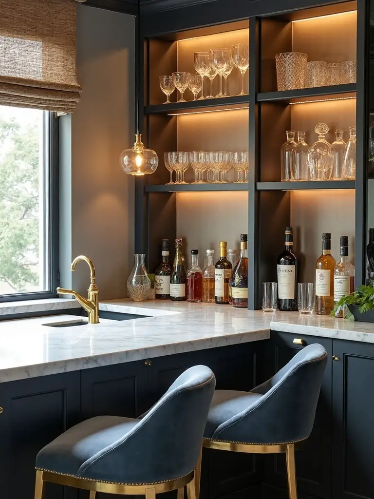 cozy corner bar transformation