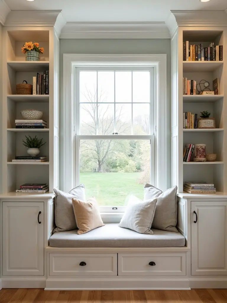cozy corner reading nook designed
