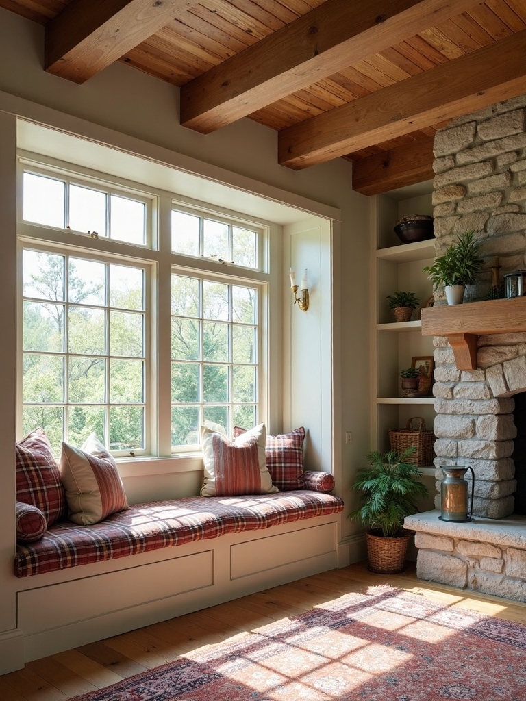 cozy cottage window seat charm