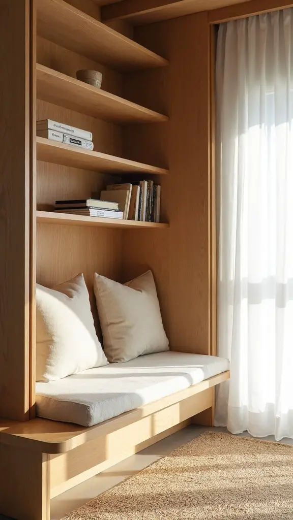 cozy functional minimalist reading nooks